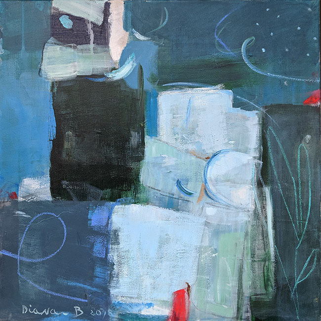 Nuit étoilée - 60 x 60